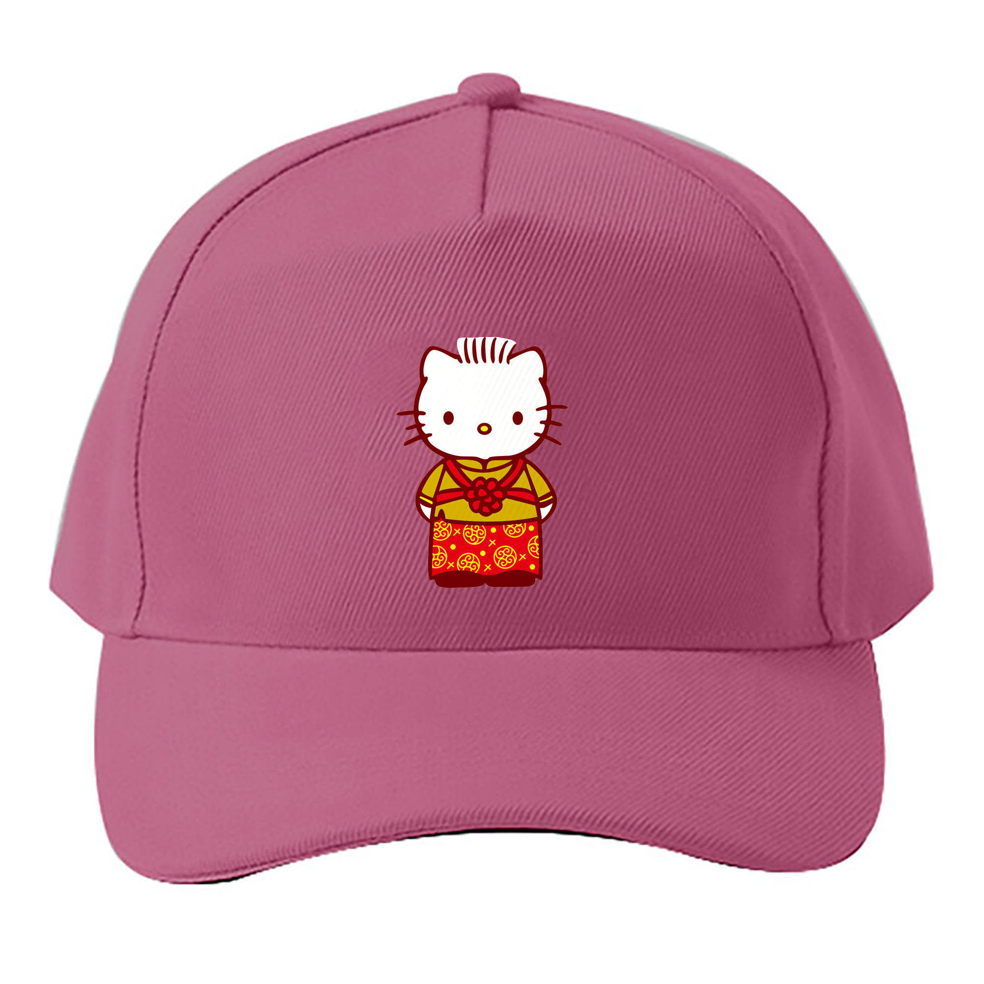 （画像用） Hello Kitty ハローキティ ベースボールキャップ 綿100％ 男女兼用 帽子 スポーツ